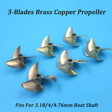 Brass, Copper, metalpropeller, rcboat