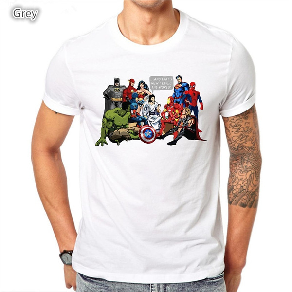shirt Cotton White Tops Novelty Tees 