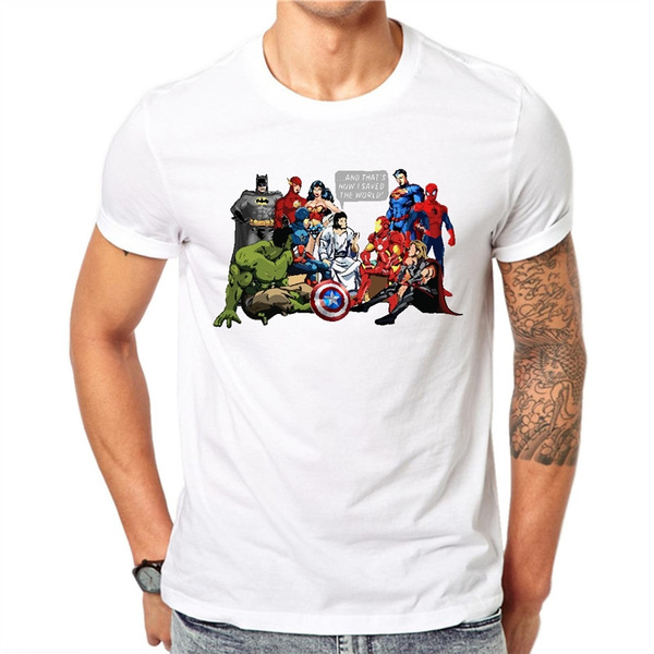 jesus and avengers t shirt