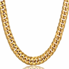 Heavy, Steel, Chain Necklace, Fashion