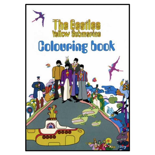 The Beatles Cartoon Yellow Submarine Official New Colouring Book 