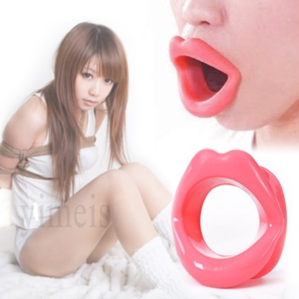 New Oral Sex for Women Adult Games for Couples Pink Mouth Open Sex Toys Female Oral Fixation Sex Toy Rubber Open Stuff In Mouth (Color Pink) Wish