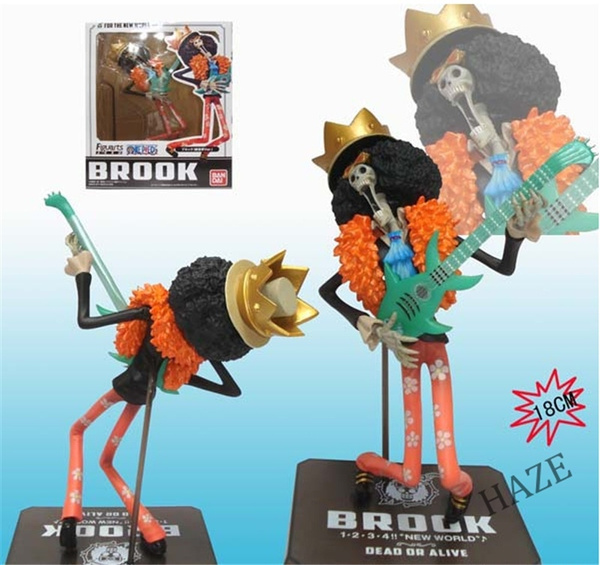 Hot Anime One Piece New World Brook Pop Pirate Figure Figurine 7 New In Box Wish