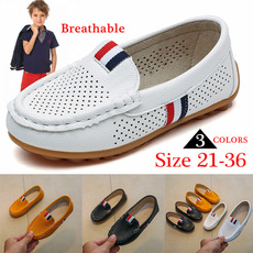 New Spring  Kids Shoes for Boys Children's Casual Hollow Breathable Sneakers Loafers for Medium Boys Slip-on Shoes