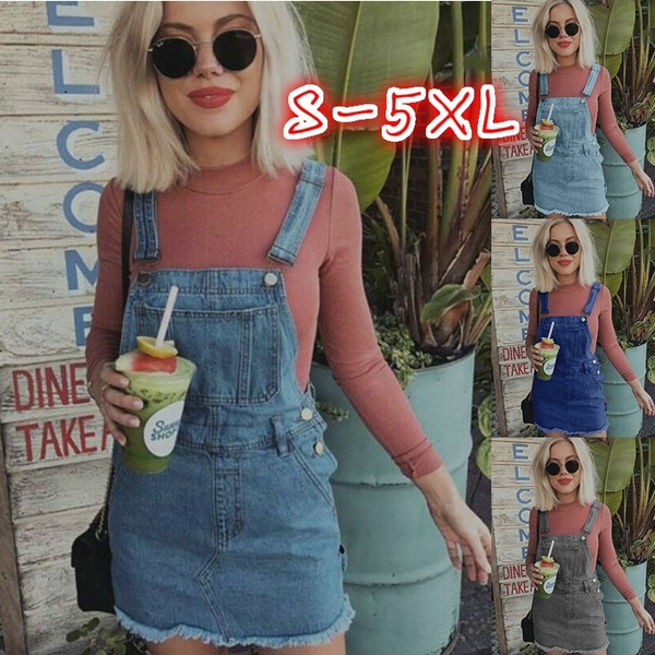 plus size overalls skirt