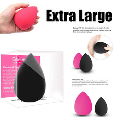 Makeup Beauty Sponge Blender Foundation - 1 pc Egg Shaped Make Up Sponges for Blending, Stippling, Highlight and Contour! Latex Free Cosmetic Applicator for Liquid, Creams, and Powders