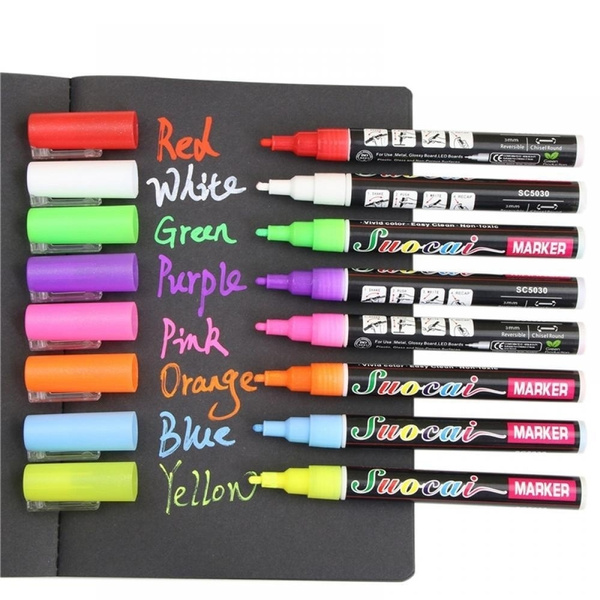 Double Side Led Writing Board  Led writing board, neon board, fluorescent  marker pen, liquid chalk pen