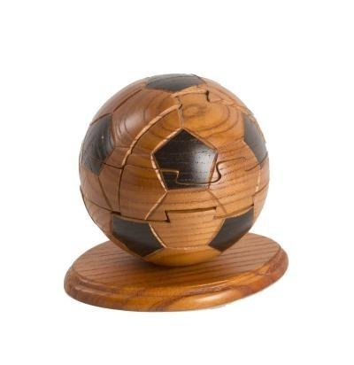 wooden soccer ball puzzle