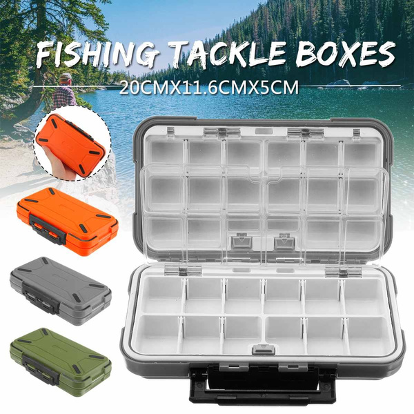 New Design Fishing Tackle Boxes Double Layer 30 Compartments Lure ...