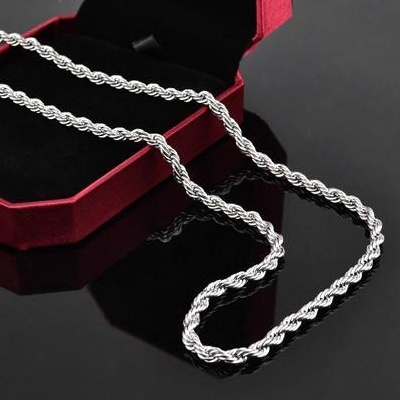 Men's 925 Sterling Silver Necklace 