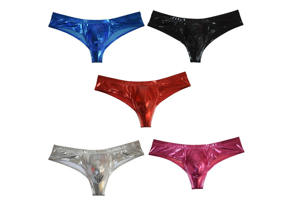 Glitter Shiny Boxer Briefs Sexy Men s Underwear Mini Pouch Bikini Men Underpants Fashion Design Male Boxer Shorts