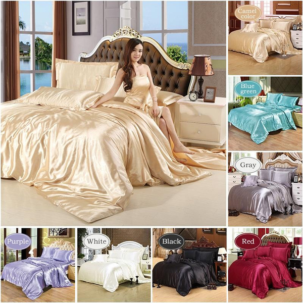 1 2 3pcs Popular Silk Damask Bed Linen Duvet Cover Jacquard Bedsheet Sets Luxury Bedding Set King Size Wish 1 2 3pcs Popular Silk Damask Bed Linen, Damask Bedding Sets King