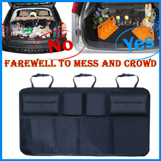 Auto Car Organizer Trunk Back Seat Universal Storage Bag Mesh Net Pocket Bag 5 Colors