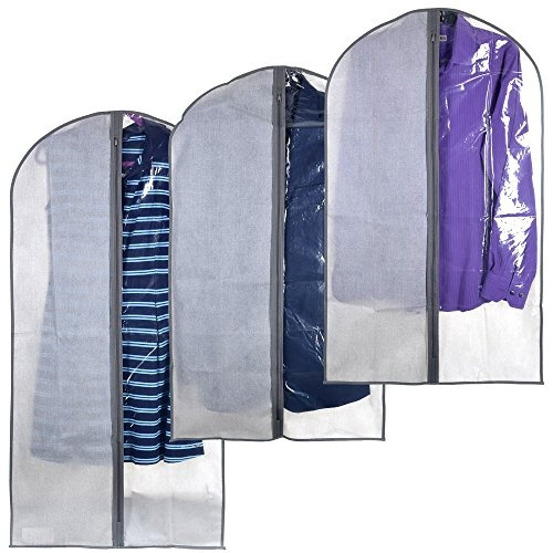 Dress Suit Bag Set For Easy Storage Or, Garment Bag Set