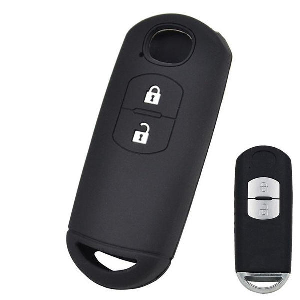 L-TAO 1Pack Silicone Carbon Fiber Pattern car Key case Cover Keychain for Smart Mazda MX-5 2 3 5 6 CX-3 CX-5 CX-9 fob Shell Key Bag L-TAO 1Pack Silicone Carbon Fiber Pattern car Key case Cover Keychain for Smart Mazda MX-5 2 3 5 6 CX-3 CX-5 CX-9 fob Shell Key Bag