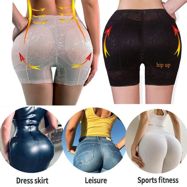 Women Slimming Body Shaper Bum Lifter Pantie Boyshorts Underwear Bum Padded  Underwear for Dresses