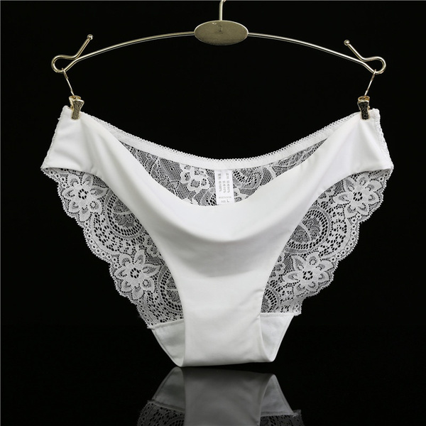 Lace Underwear Of Tender White Colour. Luxury Female Underwear