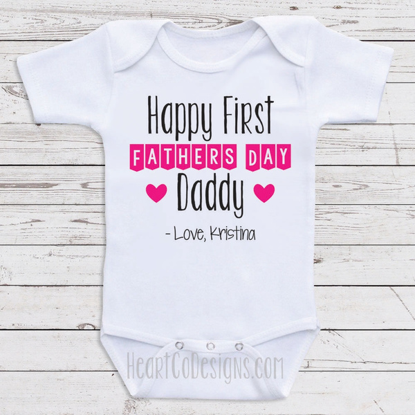 fathers day baby shirt