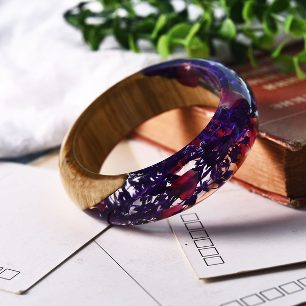 Clever Resin Bangle Tutorial has a Clear Window for Creative Fun! / The  Beading Gem
