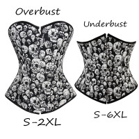 トップス THEREDTHREAD S burlesque corset gray THEREDTHREAD】S burlesque corset