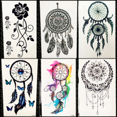tattoo, Flowers, blacktattoo, mentattoo