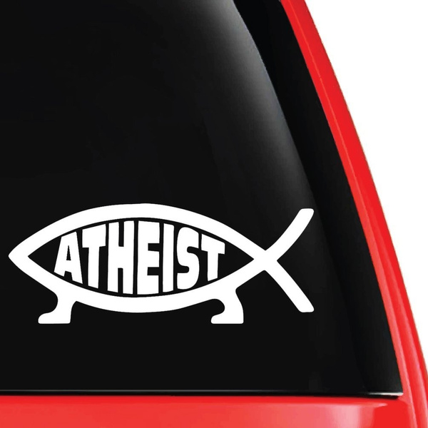 EvolveFISH Atheist Fish Vinyl Decal 5