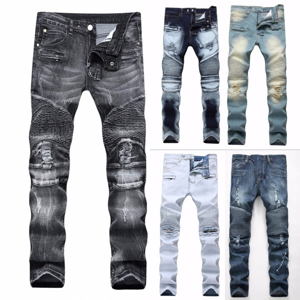 loose biker jeans