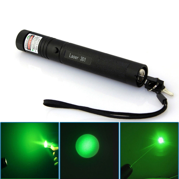 10000m 532nm 301 Green Laser Pointer Pen Lazer Visible Beam Light High Power 