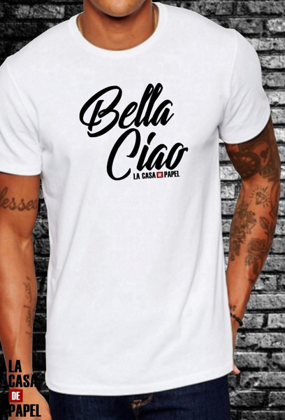 T shirt casa discount de papel bella ciao