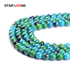 roundstonebead, chrysocollabead, loosebeadsformaking, naturalstonebeadsforjewelrymaking
