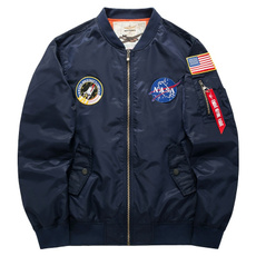 flightjacket, Casual Jackets, Plus Size, Long Sleeve