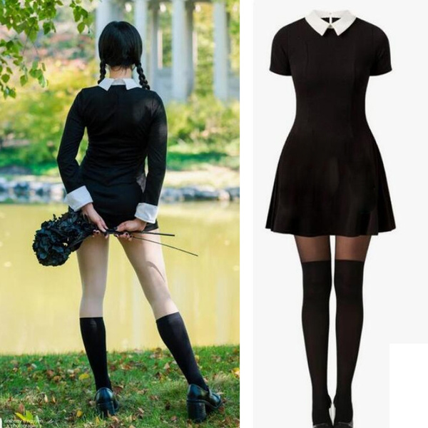 Adult Rave N' Dance Wednesday Addams Dress - Wednesday - Spirithalloween.com