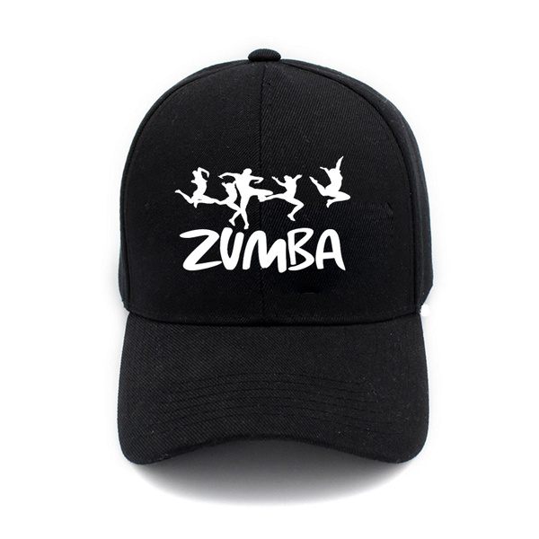 Zumba Men Women Black Baseball Cap Snapback Hat HipHop Adjustable Hats
