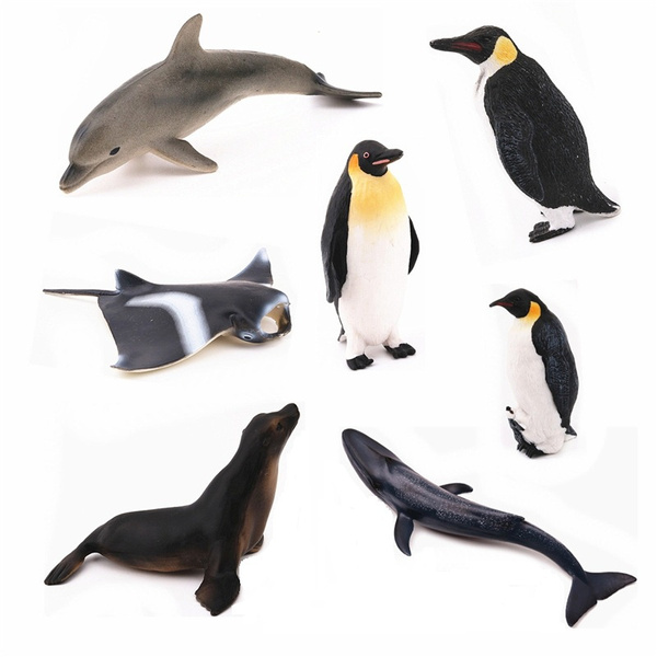 Action Figure Penguin Ocean Animal Model Kids Educational Simulation Models 
