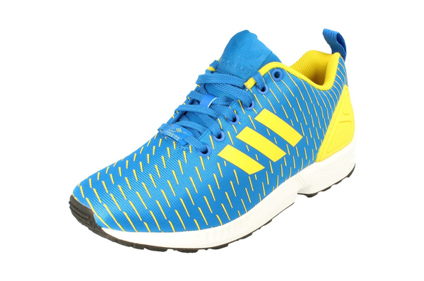 Zx flux 2024 trainers blue