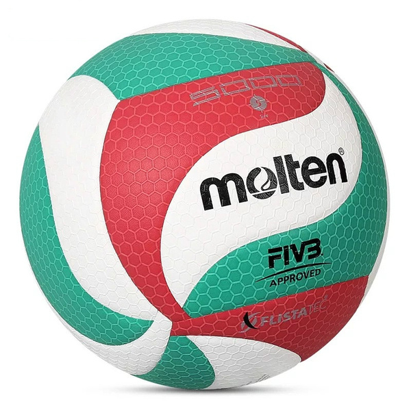 V5M5000 Volleyball PU Leather Ball Size 5 Soft Touch For Indoor/Outdoor ...