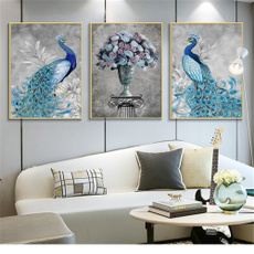 peacock, homewalldecorgift, art, creativenordicdecorative