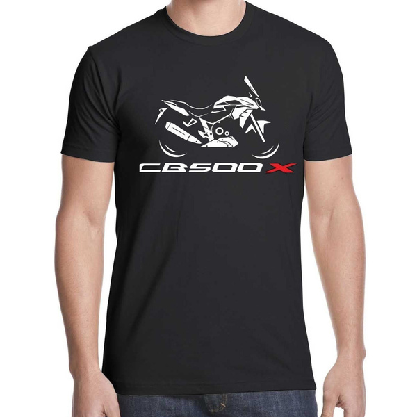T-Shirt CB 500 X Honda Moto cb500x maglietta 100% cotone Premium 