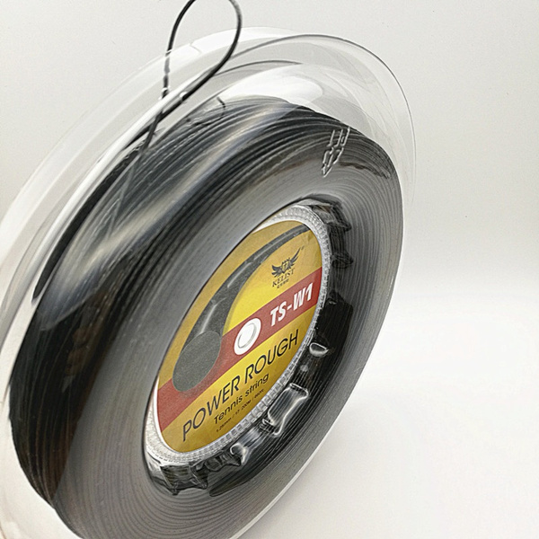 Pro's Pro BlackOut Tennis String Reel – 200m (660ft), 1.28mm, Black Color, Made In Germany 8 thumbnail image