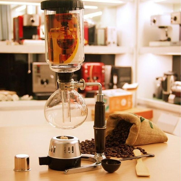 Portable Coffee Maker Funny Glass Siphon Syphon Cup Coffee Organic Cafe  Maker Kit