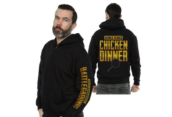 Player Unknown Battlefield PUBG Winner Winner Chicken Dinner Silo adult Hoodie