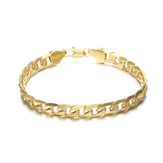 yellow gold, Charm Bracelet, 18k gold, boyfriendgift
