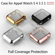 Ultra Clear PC Hard Transparent Case Cover For Apple Watch Series 5 4 3 2 1 38mm 42mm/40mm/44mm Full Protection Cover