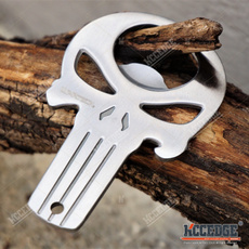 Collectibles, punisher, Key Chain, skull