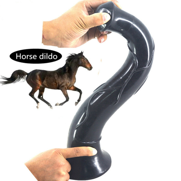 Super Big Size Horse Dildo (Black) | Sex Toys