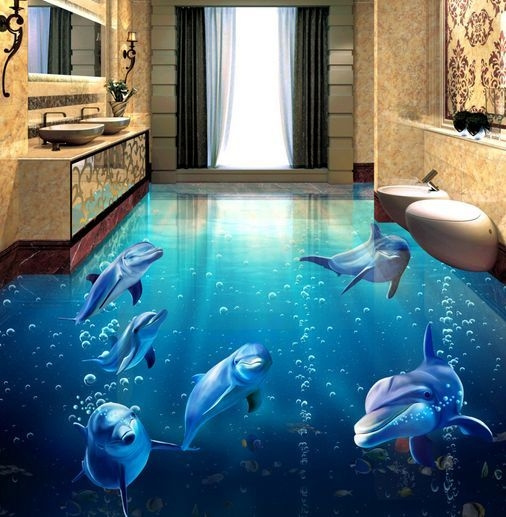 3D Blue Dolphin Animal 55 non-slip waterproof photo self-adhesive Floor sticker WallPaper Murals Wall Print Decal Bathroom Mural Wallpaper 5D AJ WALLPAPER | Wish 3D Blue Dolphin Animal 55 non-slip waterproof photo self-adhesive Floor sticker WallPaper Murals Wall Print Decal Bathroom Mural Wallpaper 5D AJ WALLPAPER | Wish