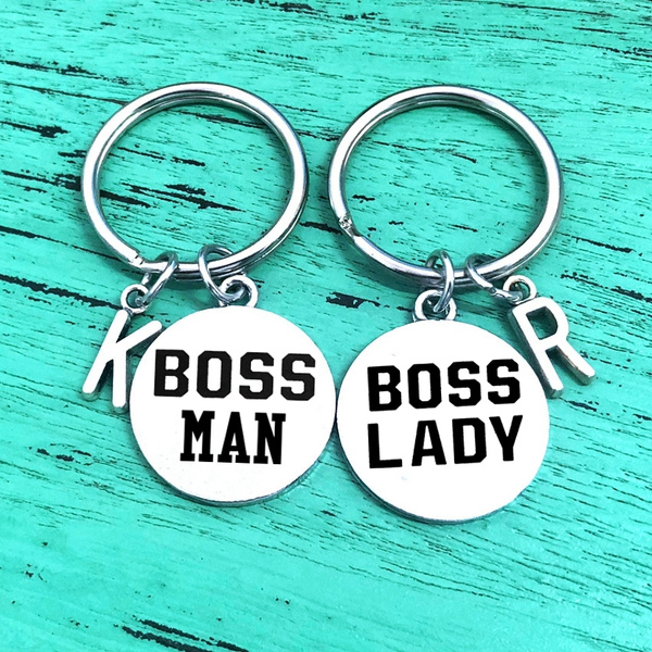 boss lady keychain