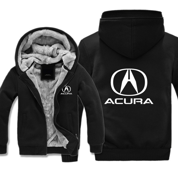 Acura Hoodie Men Zipper Hoodies Coat Winter Fleece Thicken Coat Unisex Sweatshirts Cotton Jacket new fashion brand clothes