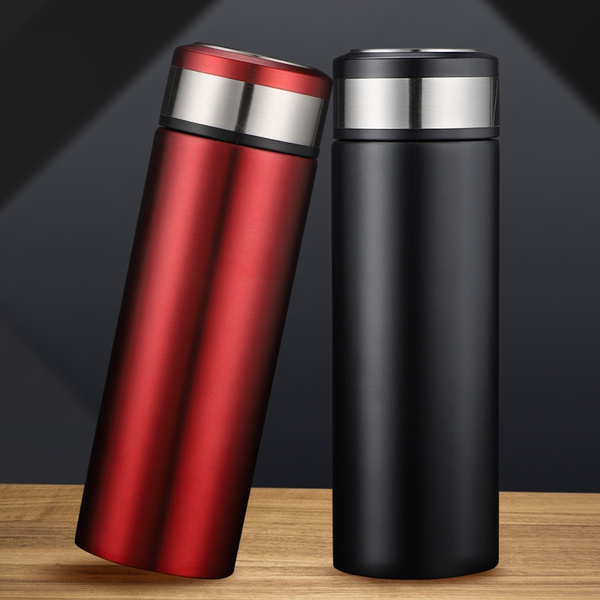 400ml Insulate Thermos Bottle Tea Mug With Strainer Thermo Mug Coffee Stainless Steel Thermal