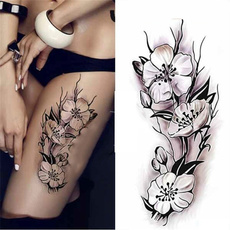 tattoo, Flowers, temporarytattoosticker, tatoosandbodyart